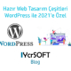 Hazır web tasarım çeşitleri WordPress ile 2021'e özel